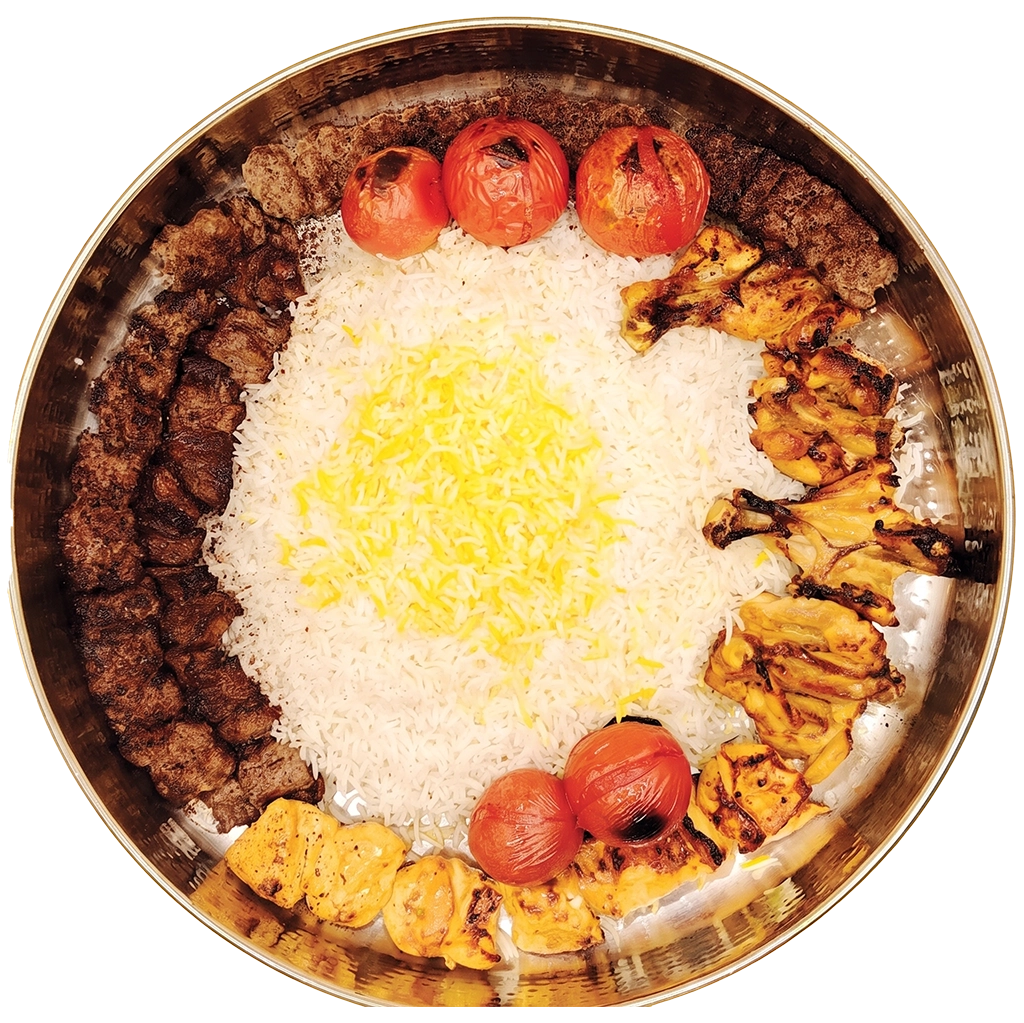 Sultan Selection Platter at MR KABAB Persian Restaurant in Tbilisi