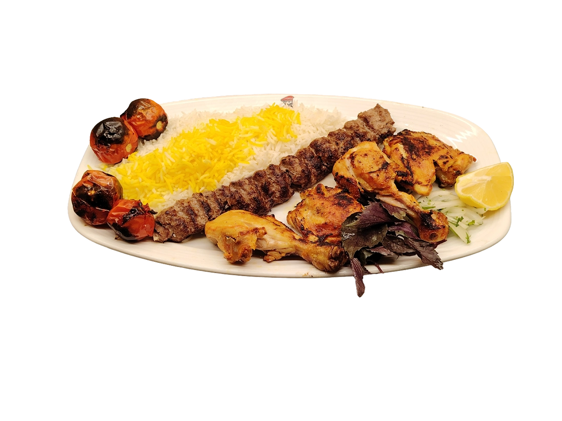 Chicken Thighs & Koobideh with Rice