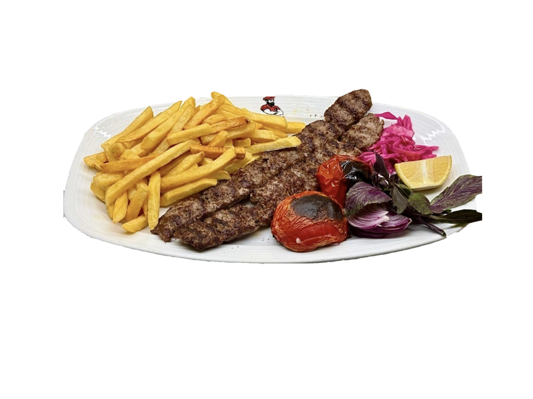 Double Koobideh with French Fries